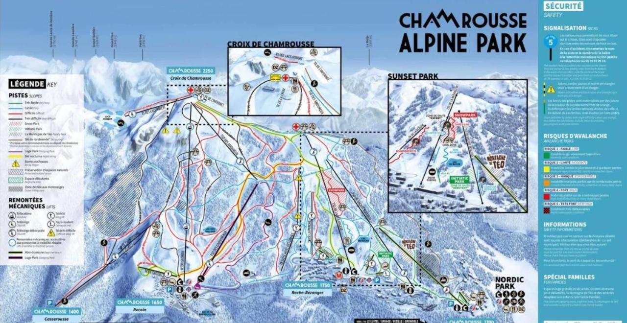 Pied De Piste Lägenhet Chamrousse Exteriör bild